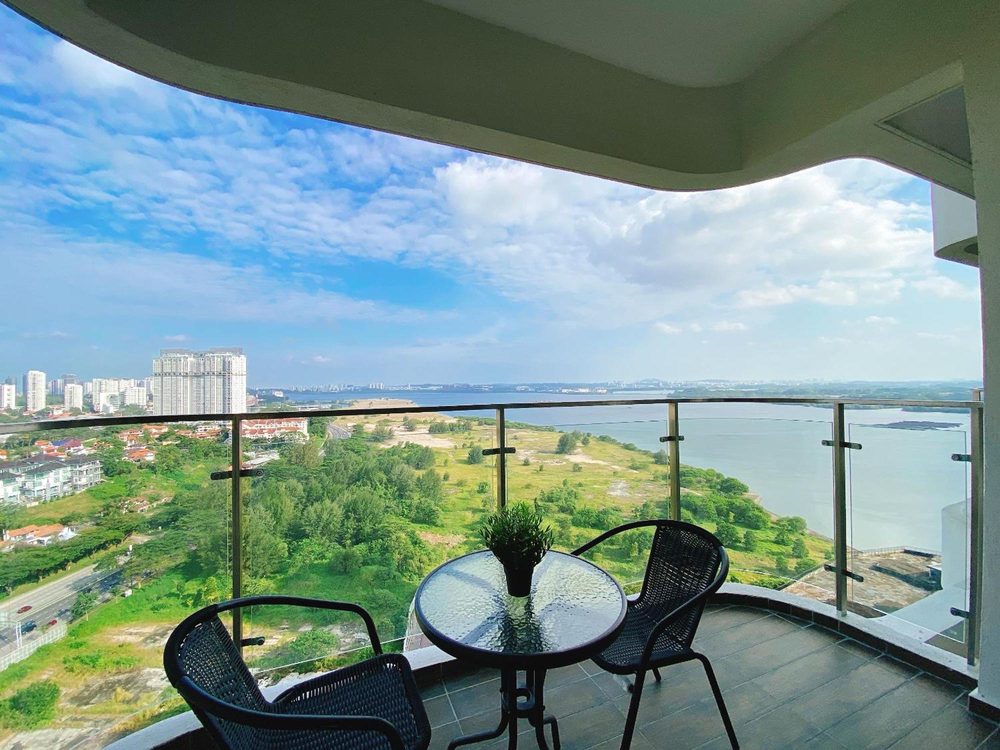 Seafront Country Garden Danga Bay By Lions Bay Apartman Johor Bahru Szoba fotó
