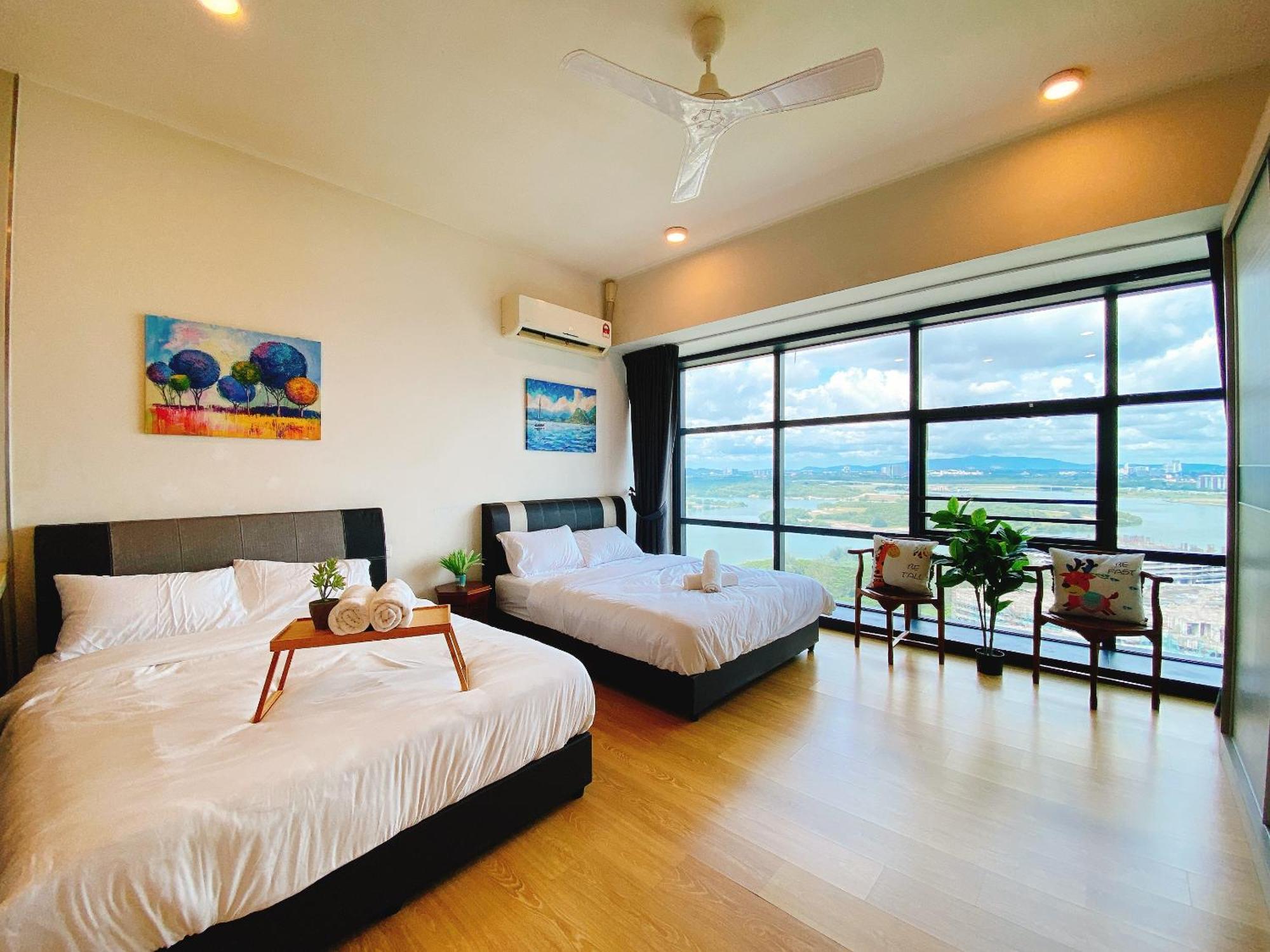 Seafront Country Garden Danga Bay By Lions Bay Apartman Johor Bahru Szoba fotó