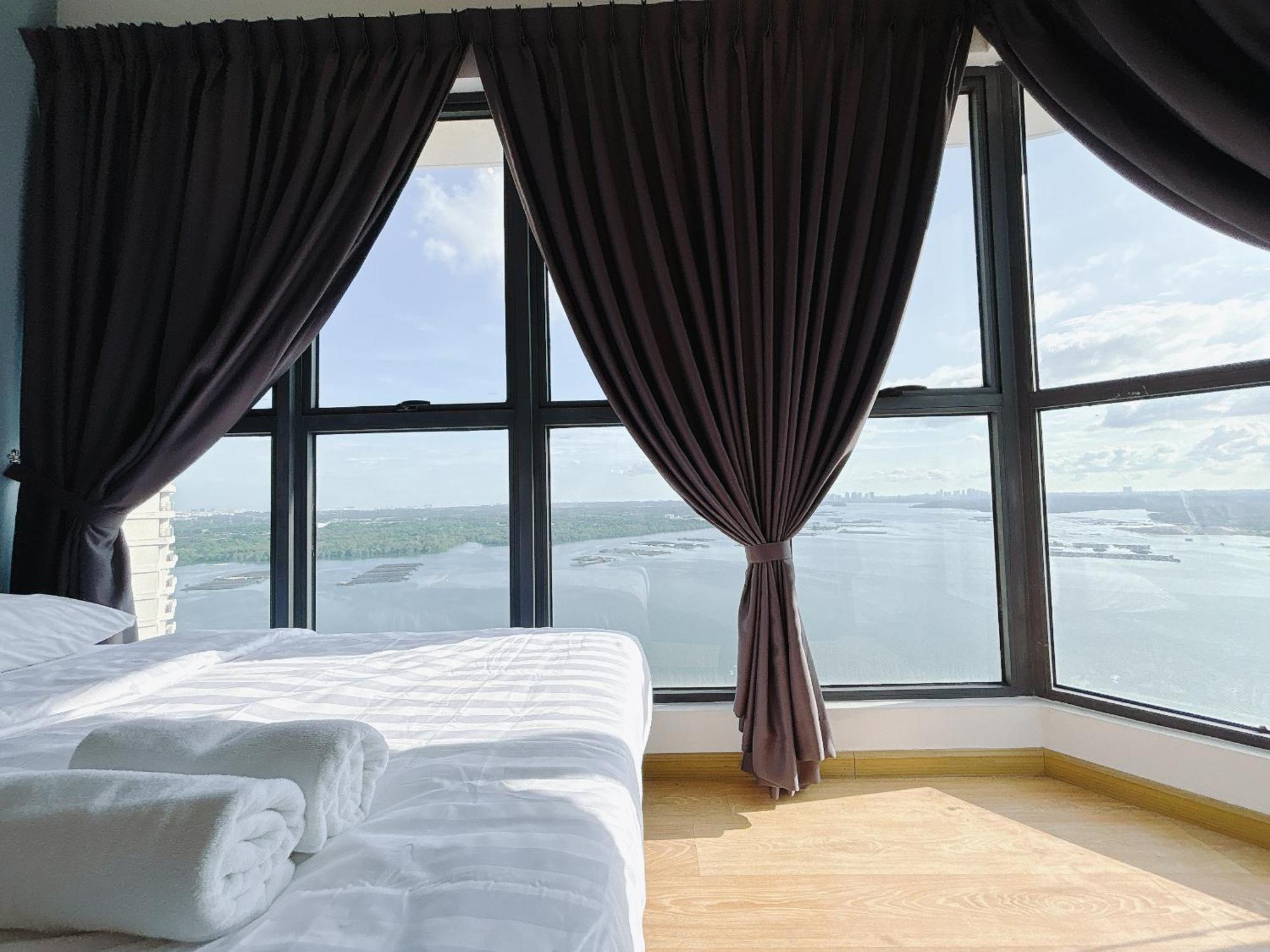 Seafront Country Garden Danga Bay By Lions Bay Apartman Johor Bahru Szoba fotó