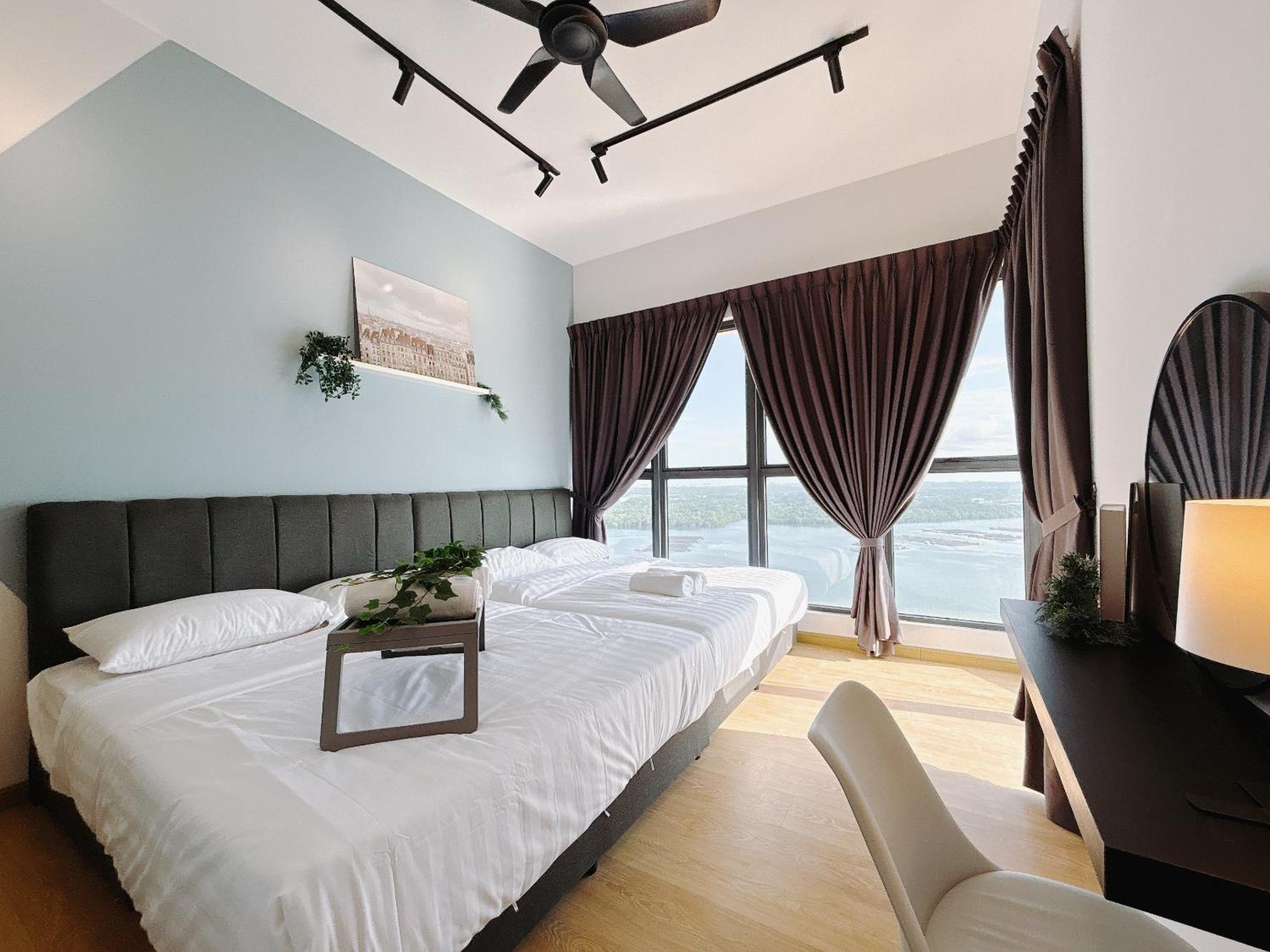 Seafront Country Garden Danga Bay By Lions Bay Apartman Johor Bahru Szoba fotó