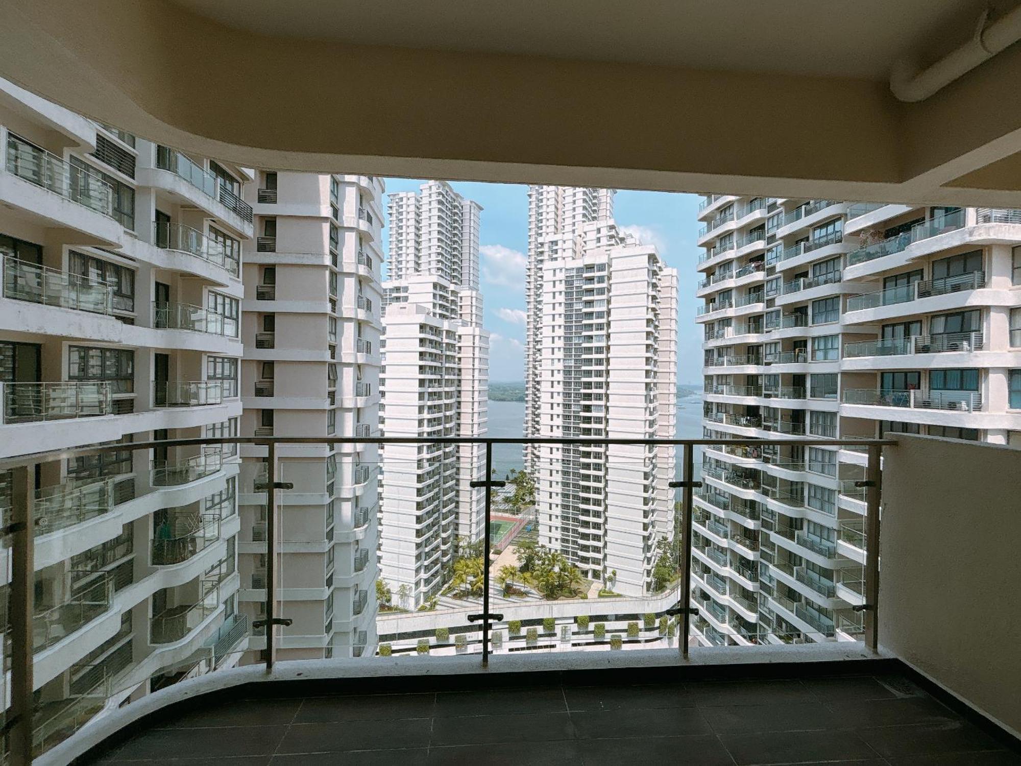 Seafront Country Garden Danga Bay By Lions Bay Apartman Johor Bahru Szoba fotó